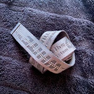 Black Off White Classic Industrial Belt